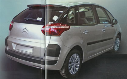Citroen Picasso 2 - vista posteriore