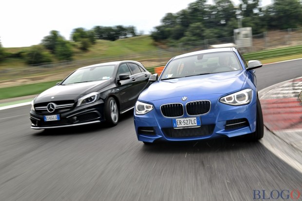 BMW M135Xdrive vs Mercedes A45 AMG