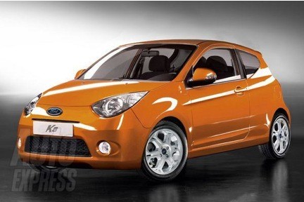 Nuova Ford Ka - un rendering