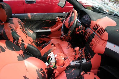 Bmw M3 devastata