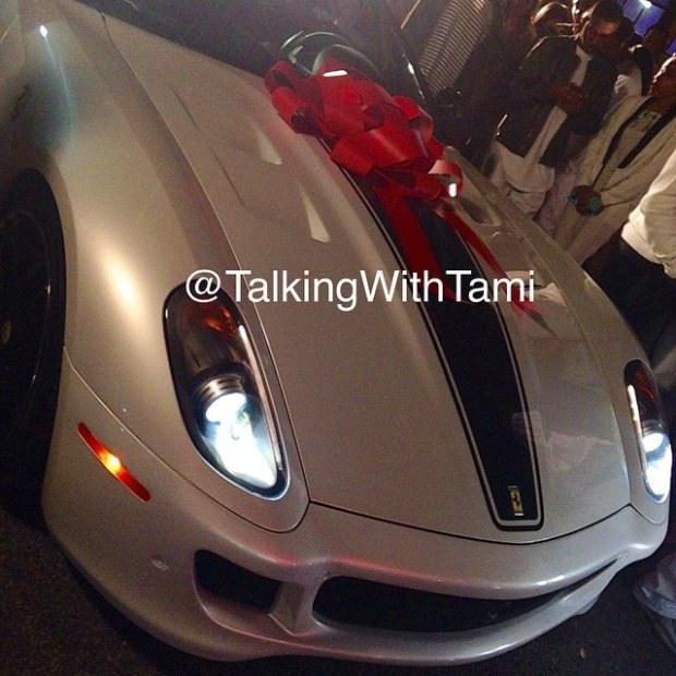 La Ferrari 599 GTO della figlia di Lil Wayne