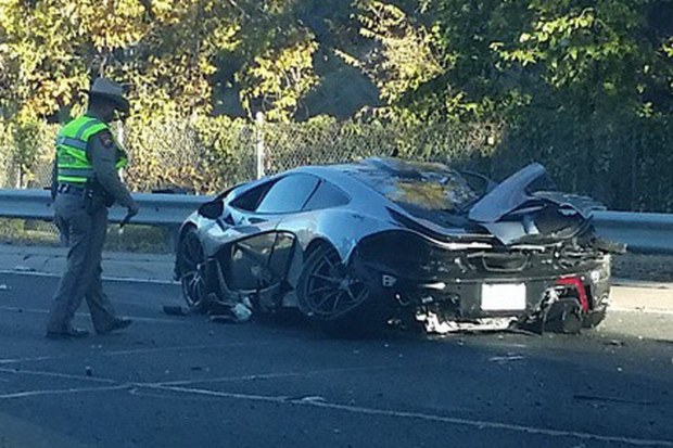 L'incidente a Dallas della McLaren P1