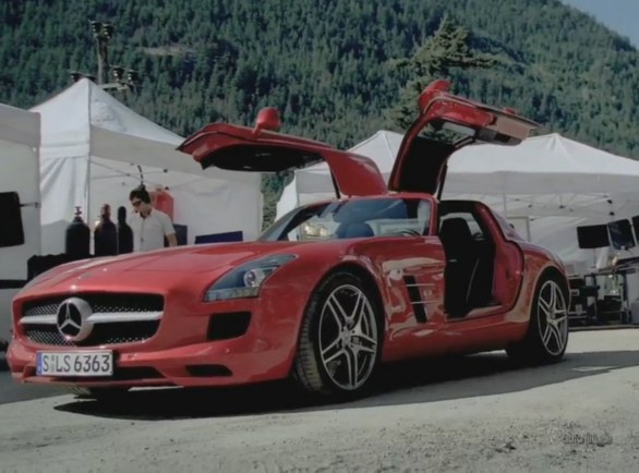 Making of mercedes sls tunnel commercial