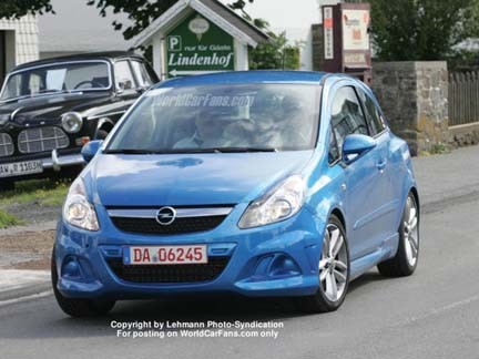 Opel Corsa OPC: senza camuffamenti