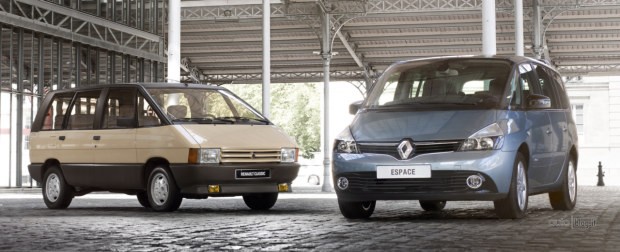 Renault Espace: le quattro generazioni