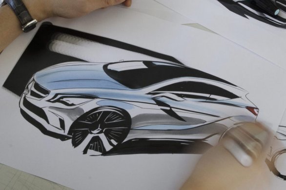 Mercedes Classe A: primo bozzetto della nuova generazione