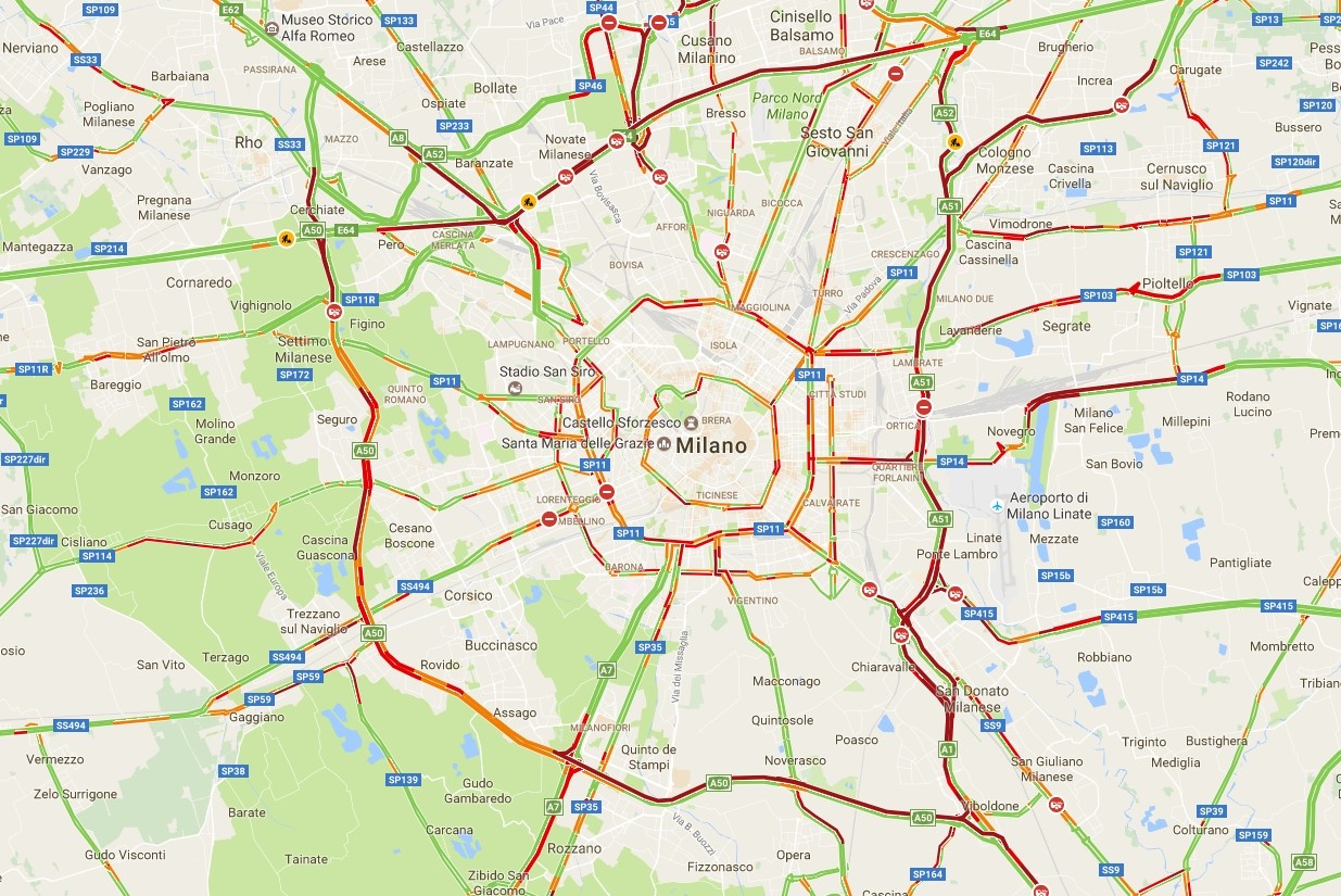 Traffico Milano