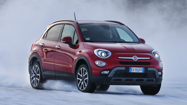 Fiat 500X sulla neve