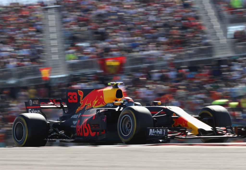 during the United States Formula One Grand Prix at Circuit of The Americas on October 22, 2017 in Austin, Texas.