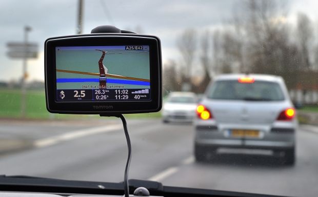 Un navigatore satellitare