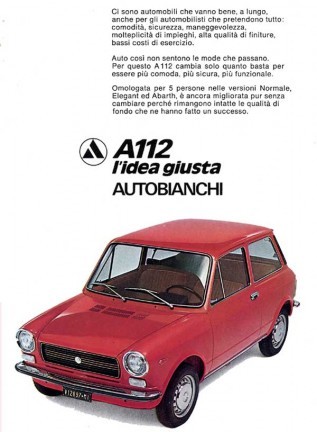 40 anni Autobianchi A112