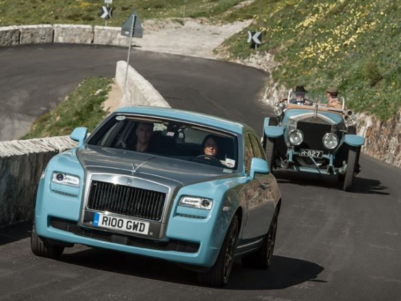 47 Rolls Royce Ghost ripercorrono l'Austrian Alpine Trial