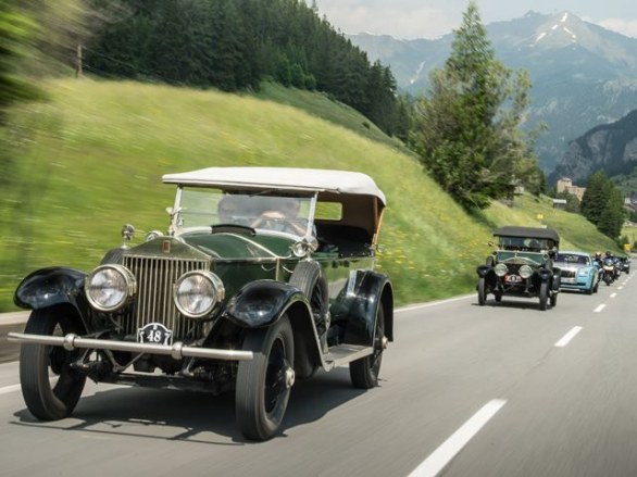 47 Rolls Royce Ghost ripercorrono l'Austrian Alpine Trial