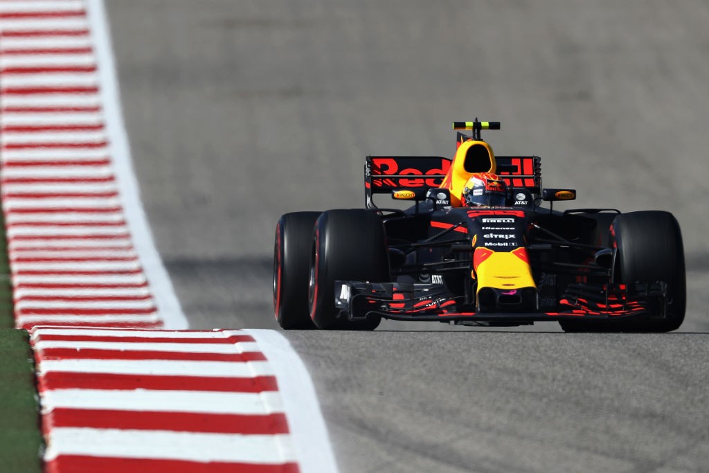 during the United States Formula One Grand Prix at Circuit of The Americas on October 22, 2017 in Austin, Texas.