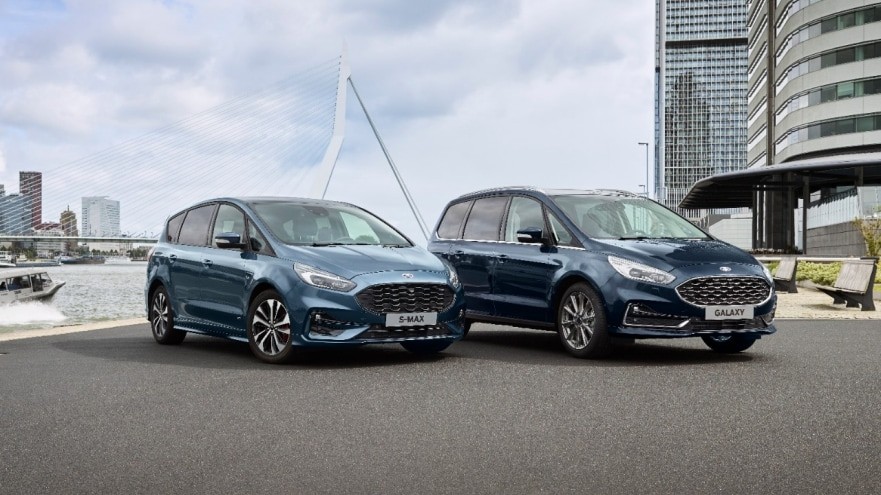 nuove ford smax hybrid e ford galaxy hybrid 2021