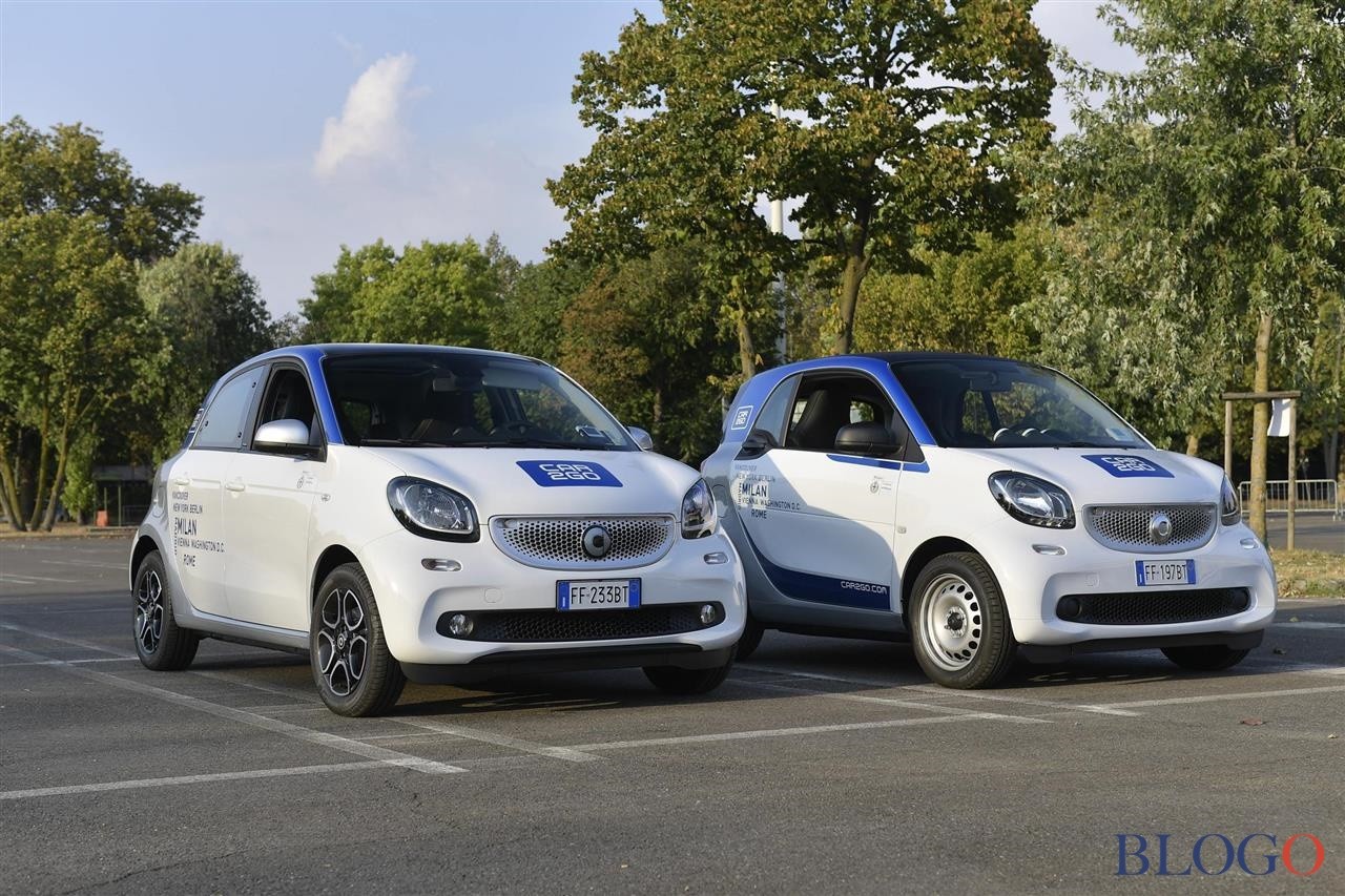 Car2go Milano 2016 parcheggio