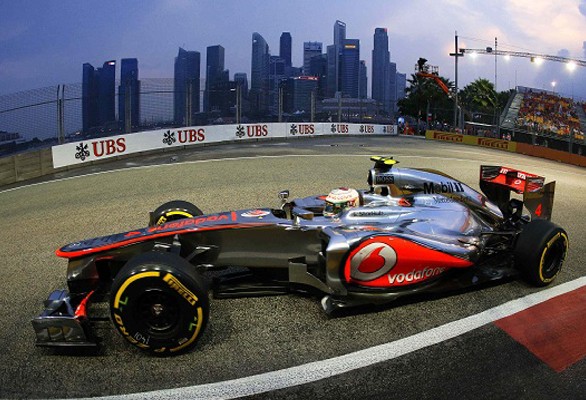 Lewis Hamilton Singapore 2012