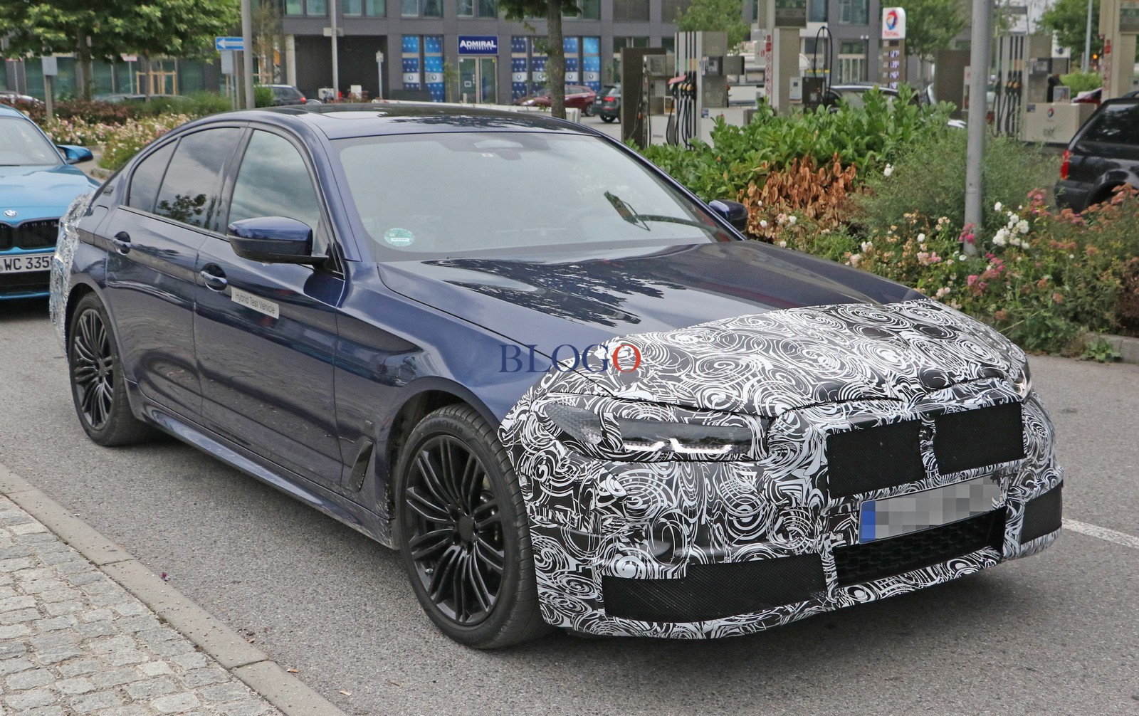 bmw serie 5 foto spia restyling 2020