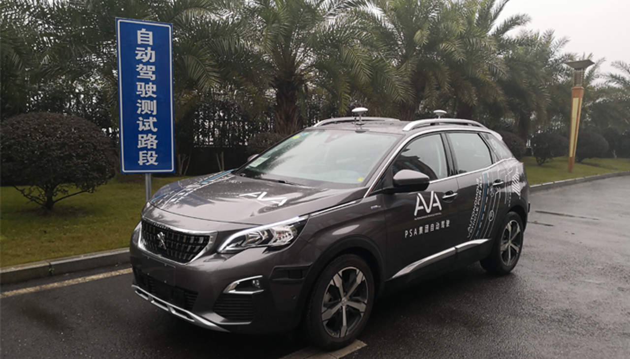 guida autonoma cina gruppo psa
