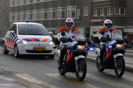 Fiat 500 polizia olandese