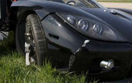 Koenigsegg CCXR crash