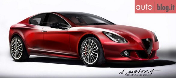 Alfa Romeo Giulia: nuovo render