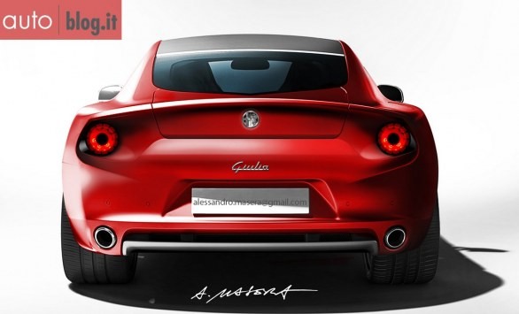 Alfa Romeo Giulia: nuovo render