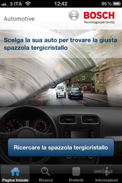Apps per l'Automobilista: Bosch Tergicristalli