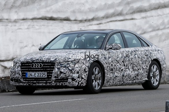 Audi A8 restyling nuove foto spia