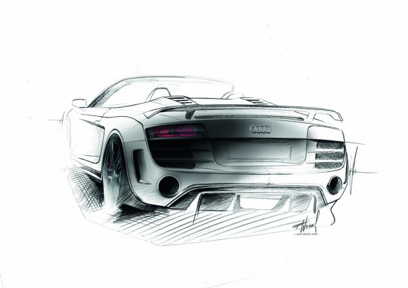Audi R8 GT Spyder: nuove immagini dalla 24 Ore di Le Mans 2011