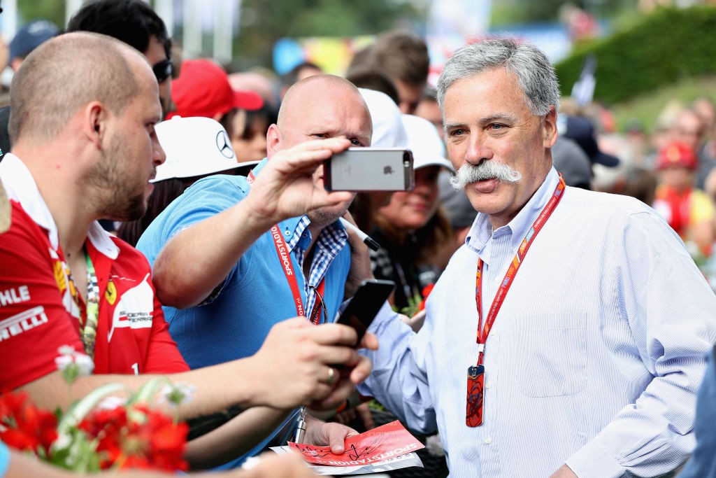 SPIELBERG, AUSTRIA - JULY 08: Chase Carey, CEO and Executive Chairman of the Formula One Group arrives at the circuit and poses for a photo before final practice for the Formula One Grand Prix of Austria at Red Bull Ring on July 8, 2017 in Spielberg, Austria. (Photo by Mark Thompson/Getty Images)