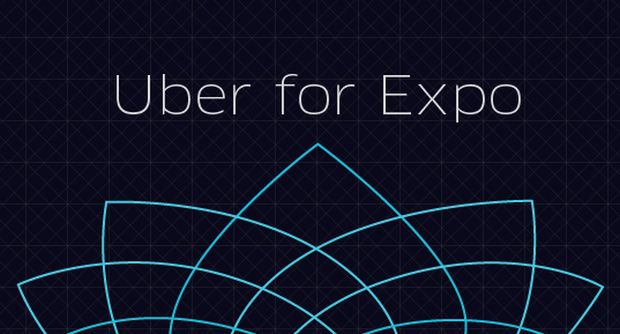 Il logo di Uber forx EXPO