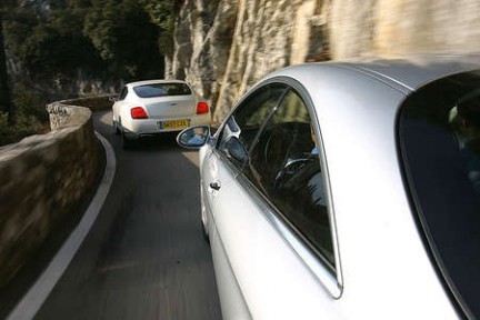 Bentley Continental GT Speed vs Mercedes CL 65 AMG