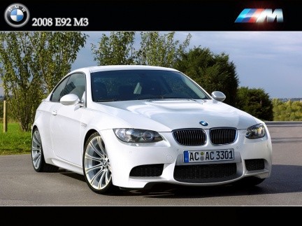 BMW M3 E92 Alpine White
