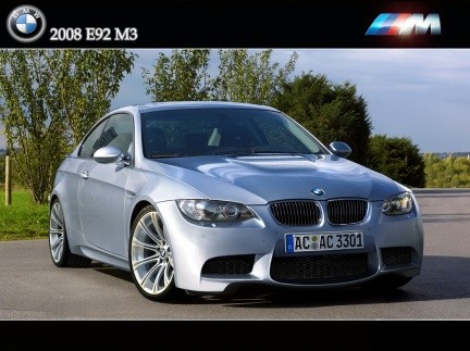 BMW M3 E92 Arctic Blue