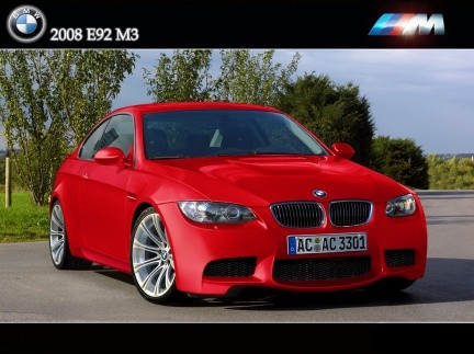 BMW M3 E92 Imola Red