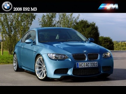 BMW M3 E92 Laguna Seca Blue