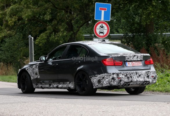 BMW M3 F30: nuove foto spia della berlina sportiva dell'Elica