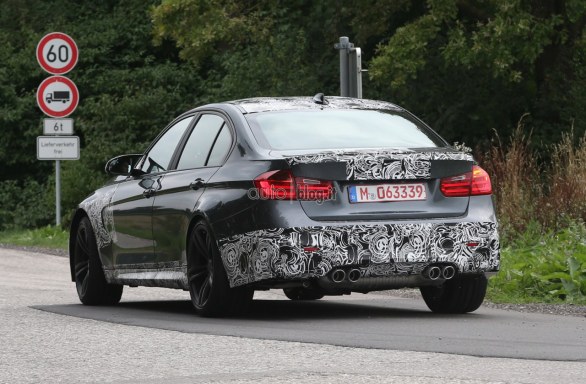 BMW M3 F30: nuove foto spia della berlina sportiva dell'Elica