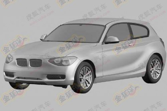 BMW Serie 1 3 porte: ecco i disegni tecnici