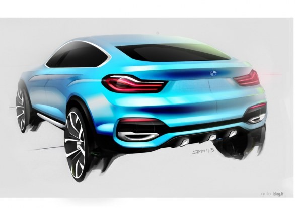 BMW X4 Concept: nuove immagini ufficiali