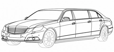 bozzetti Mercedes Classe E Limousine