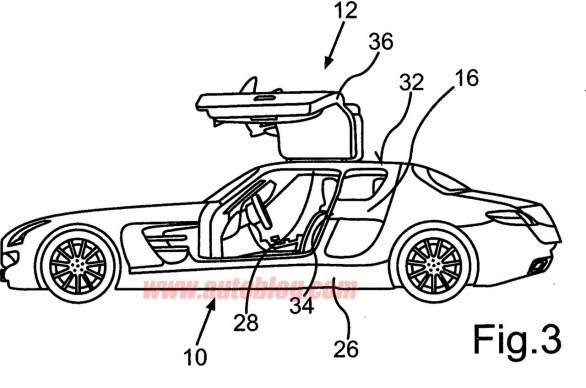 brevetti Mercedes SLS AMG quattro porte