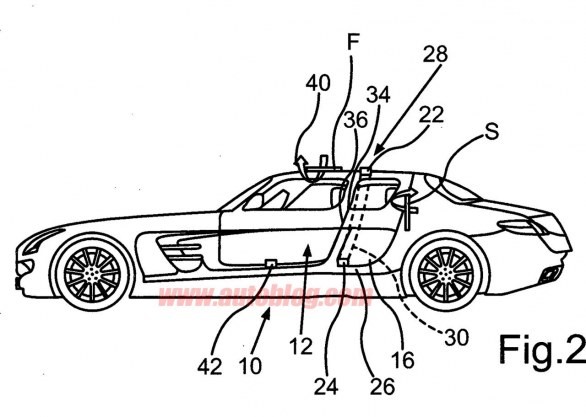 brevetti Mercedes SLS AMG quattro porte