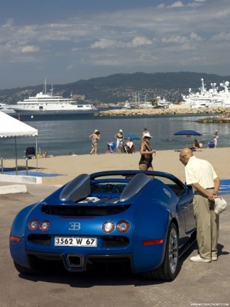 Bugatti Veyron Grand Sport a Cannes