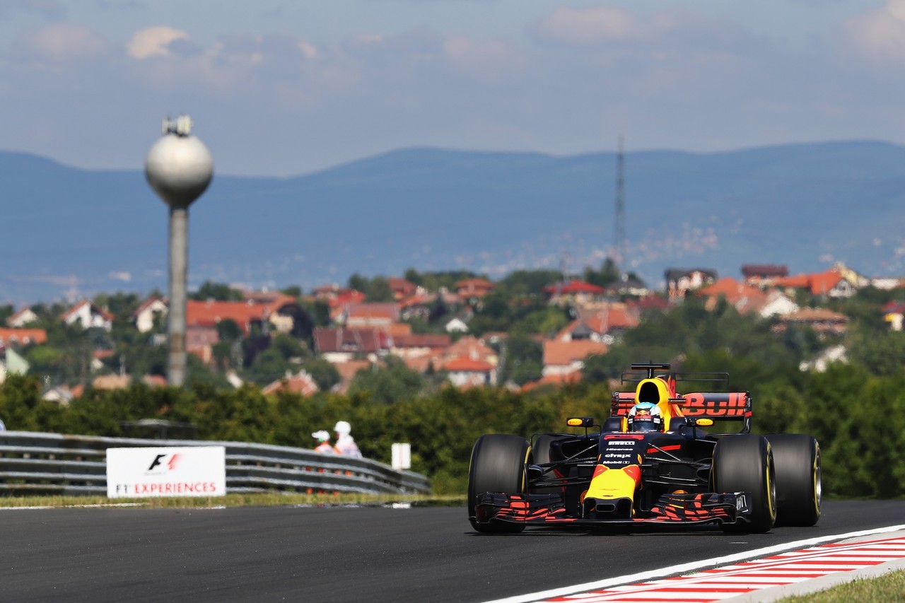 Ricciardo in Ungheria