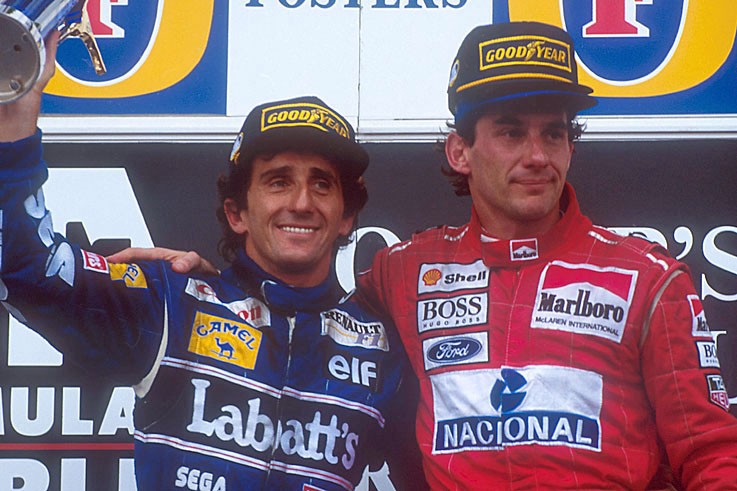 Formula 1 Alain Prost Ayrton Senna