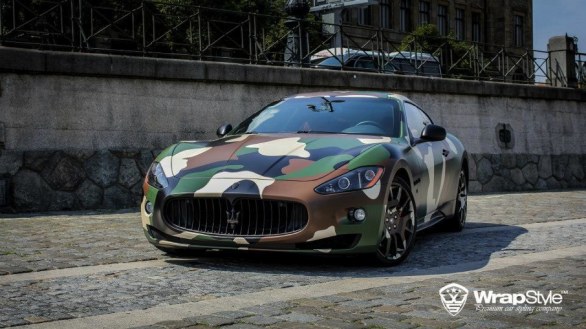 Camo Maserati GranTurismo S WrapStyle