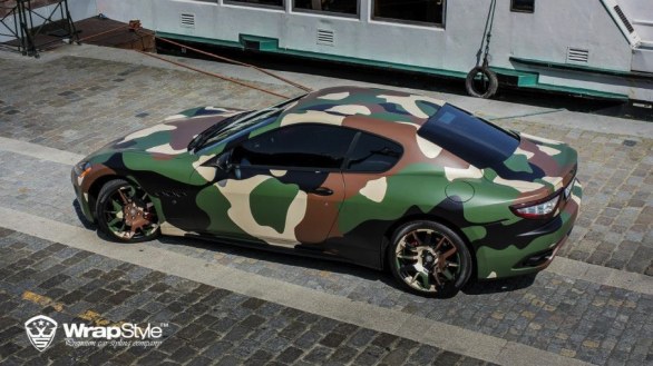 Camo Maserati GranTurismo S WrapStyle