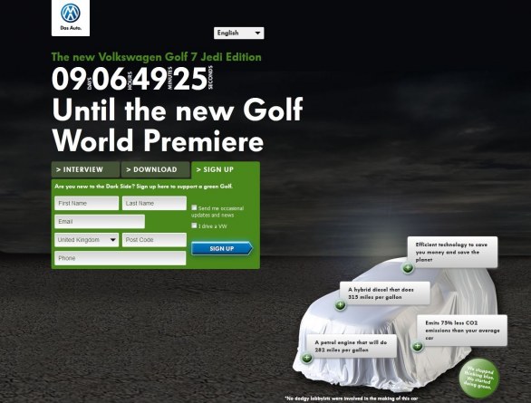 La Campagna di Greenpeace 2012 contro la nuova Volkswagen Golf 7